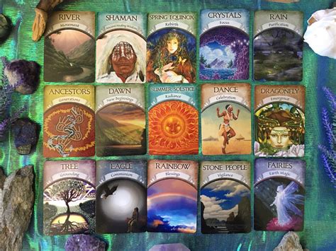 Diving deep into the Earth's mysteries with oracle cards